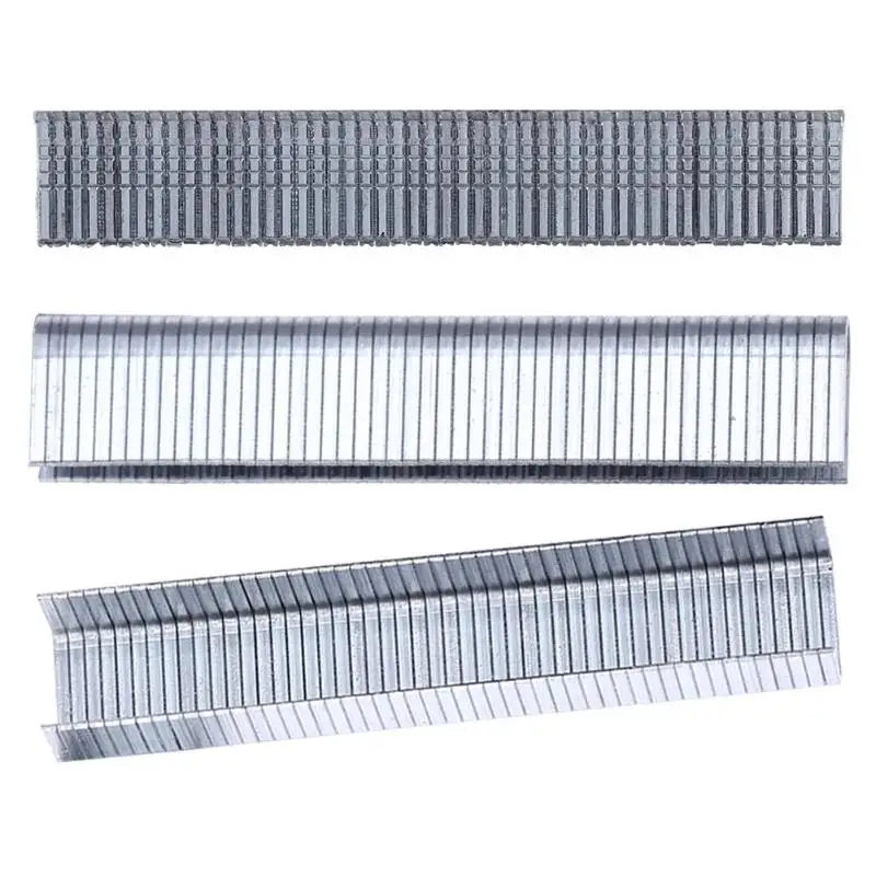 

1000pcs/set Metal T Shape/U Shape/Door Shape Nails for Nail Gun Manual Straight Nail Gun Book Stapler Woodworking Staple Gun