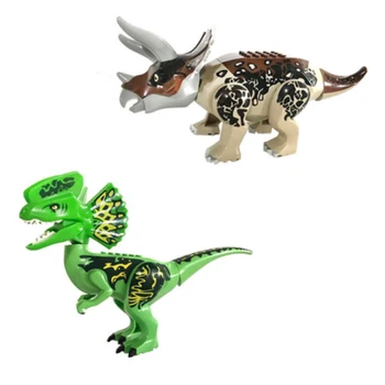 

Jurassic Park World Dinosaur Building Blocks Tyrannosaurus Dinosaur Action Figures Bricks Toys Compatible With Lepining