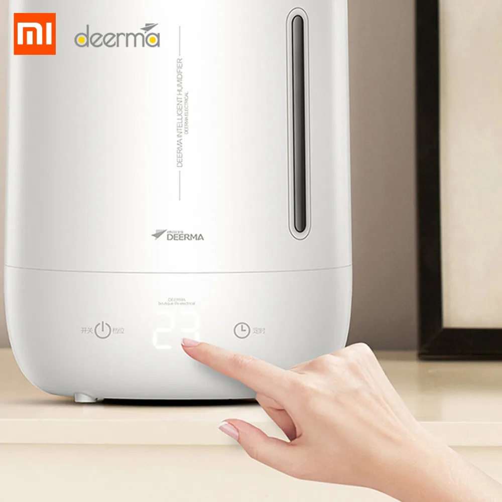 Xiaomi Deerma F600 увлажнитель воздуха туман 5L тихий ароматический Сенсорный экран