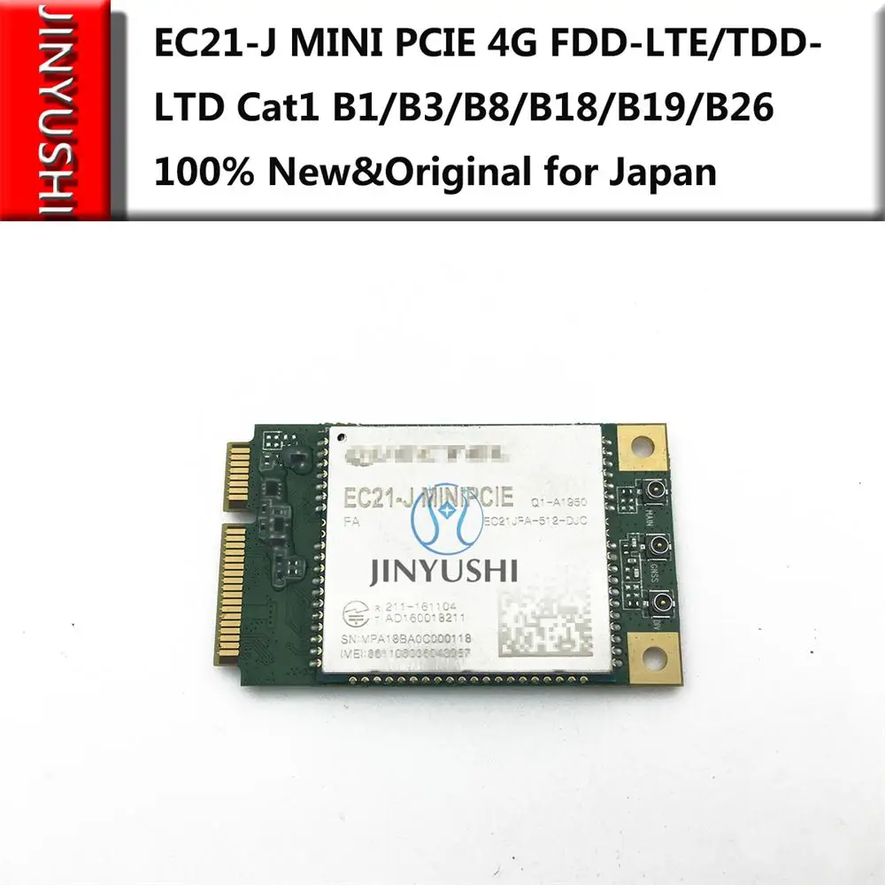 EC21-J Mini PCIe 4G LTE Cat.1 FDD-LTE/TDD-LTD B1/B3/B8/B18/B19/B26 для Японии модуль беспроводной связи - Цвет: Package 1
