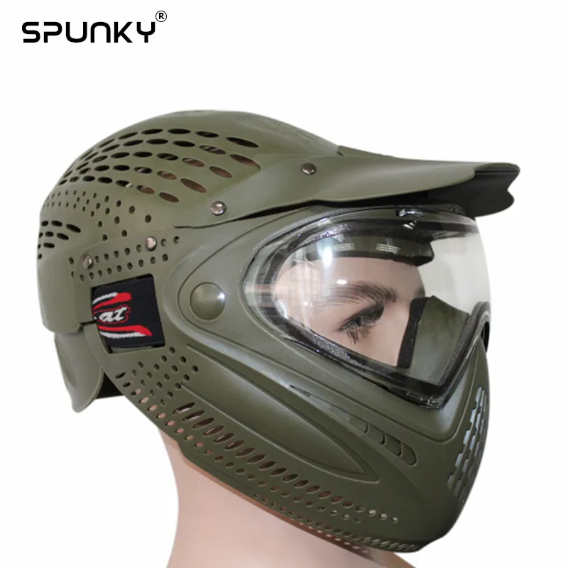 

GREAT Full Coverage Head Mask with Double Lens Black or Olive