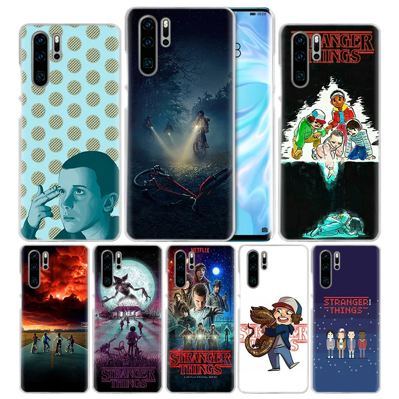

Stranger Things Case for Huawei P20 P30 P Smart 2019 Nova 4 3i P10 P9 P8 Mate 10 20 lite Pro Mini 2017 Hard PC Phone Cover Coque
