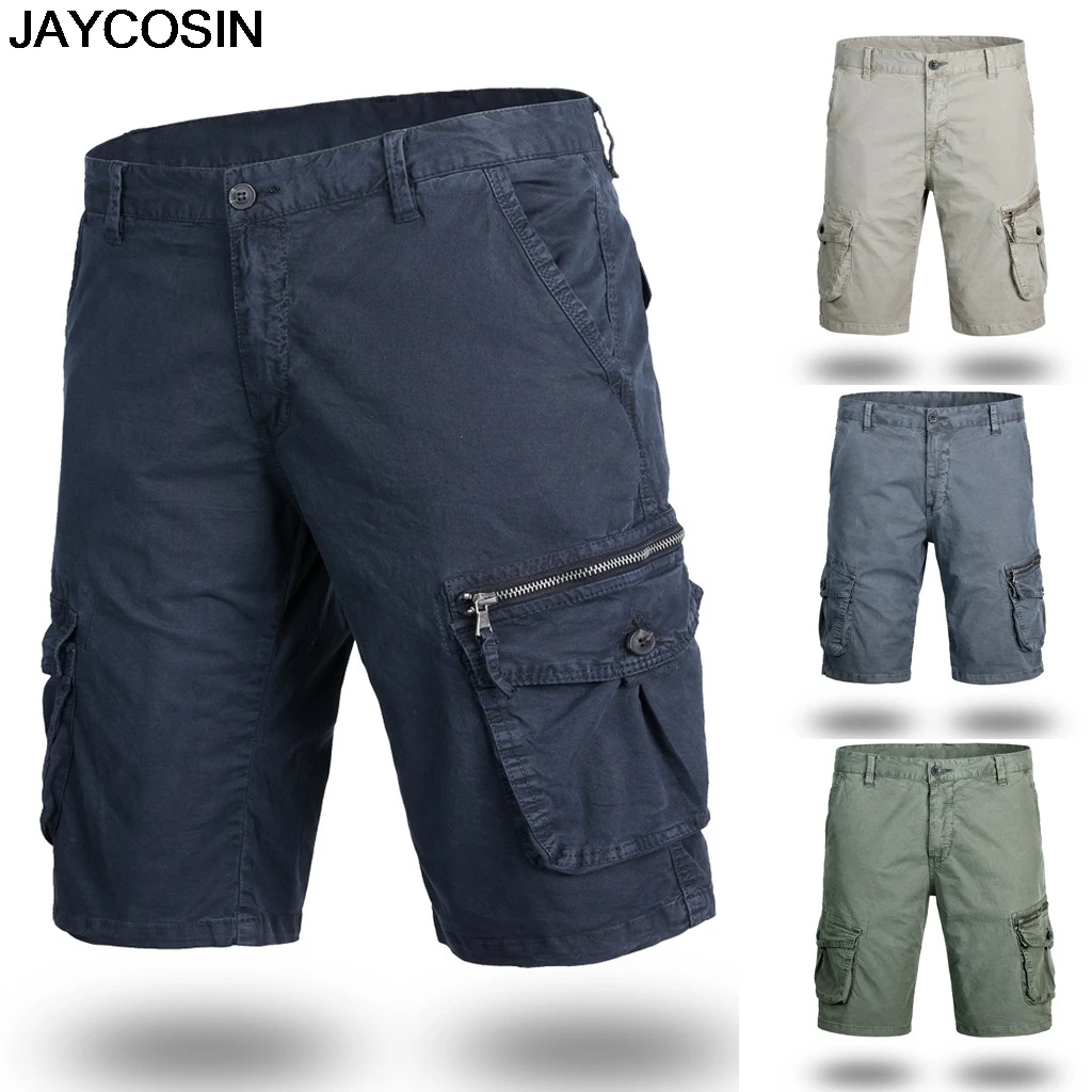 shorts Men summer Fashion Pocket Solid Outdoors Work Trouser Waist Cargo Pants Sport daily high quality Casual M522