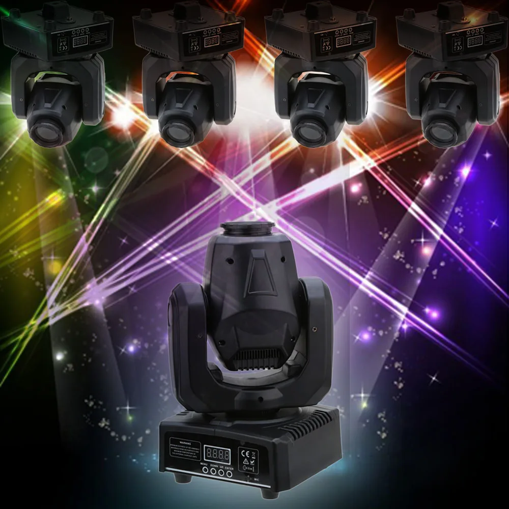7 Colors 30W DMX512 Head Moving Sound Control 9 / 11 Channels Rainbow Changing Light LED Stage Pattern Lamp for Disco KTV Party