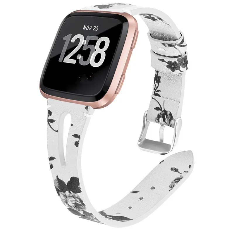 Аксессуары для часов COMLYO из мягкой кожи наручный ремешок для часов для Fitbit Versa ремешок для часов, защитная пленка для Fitbit Versa полос