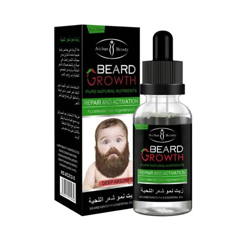 

Natural Organic Beard Oil Beard Wax Balm Hair Loss Products Leave-in Conditioner For Groomed Beard Growth Health Care 30ml