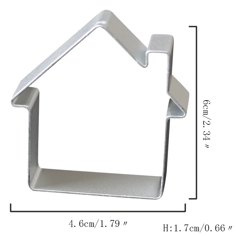 

House Shape Cookie Cutters Cake Cake Decorating Tools Cookie Tools Baking Cutter Mold Cake Tools