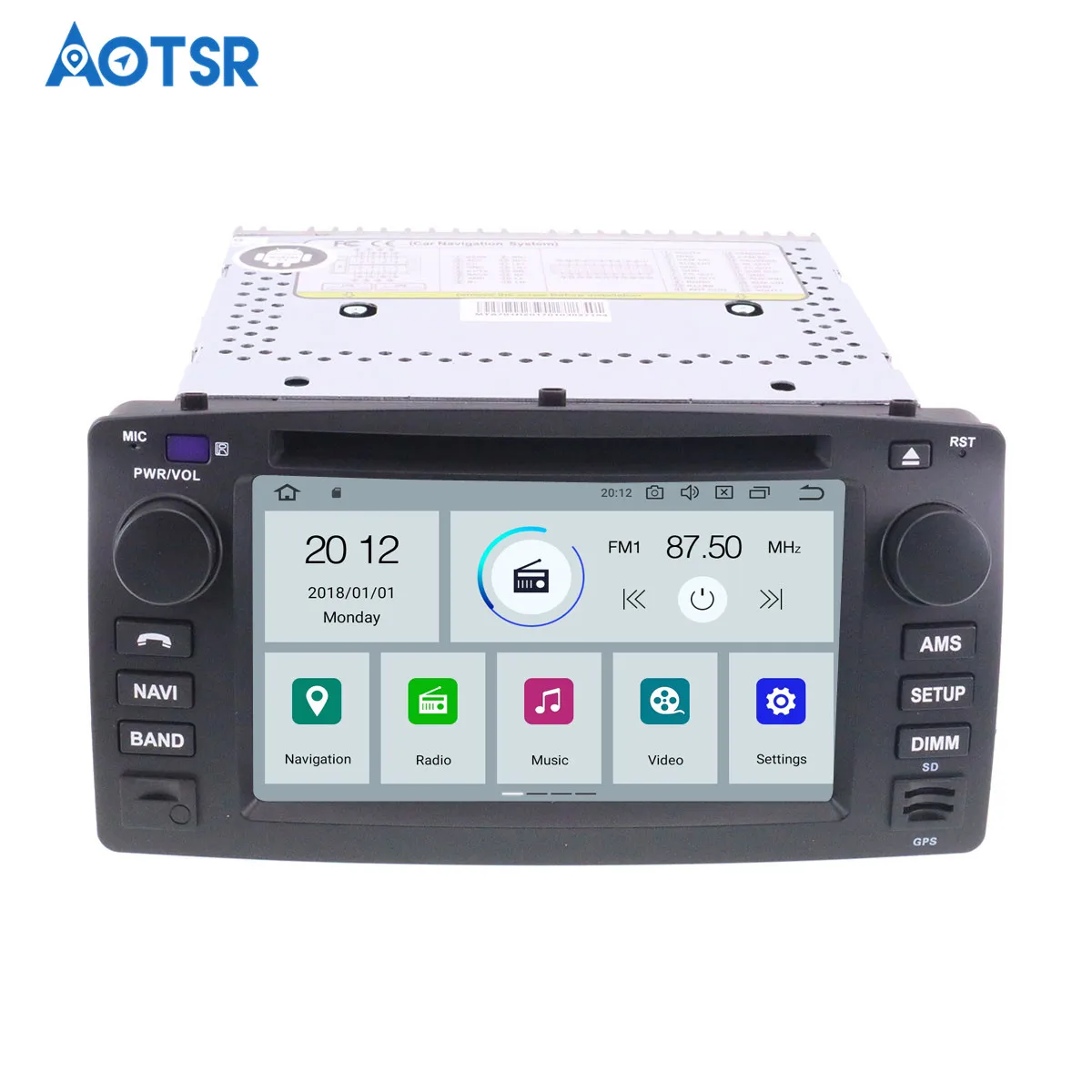 Автомагнитола 2 din Android 9 0 4 + 32 ГБ мультимедийный DVD-плеер для Toyota Corolla 2001- 2006
