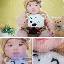 Персональное изображение Фото Пользовательские кристаллы алмазы Сделай Сам стежка ваша уникальная фотография готовой картины Ferr