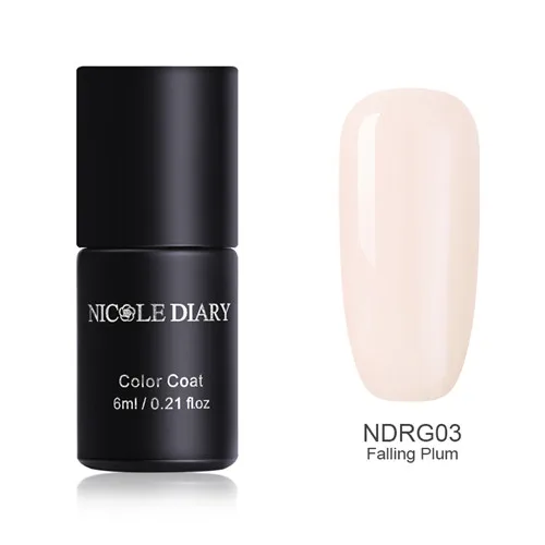 Nicole Diary гель лак для ногтей Holo блестки пайетки личная гигиена 5D магнитный лак розовый лак Полупостоянный - Цвет: NDRG03