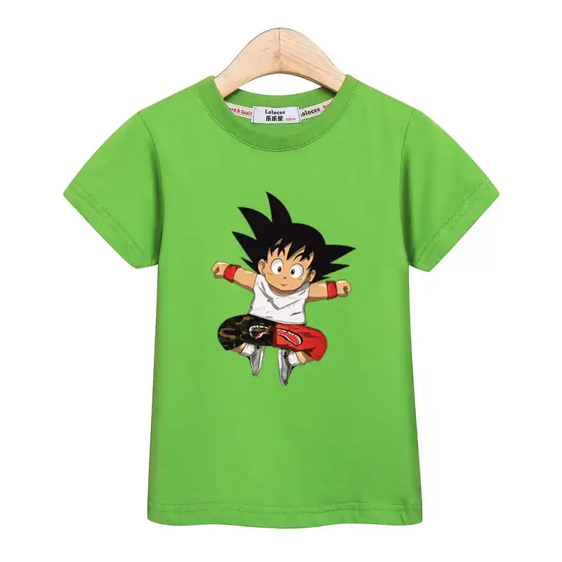 ファッション悟空 Tシャツ子供ドラゴンボール服半袖トップス Tシャツ夏コットンベビー服男の子シャツ 3 14 T Tシャツ Aliexpress