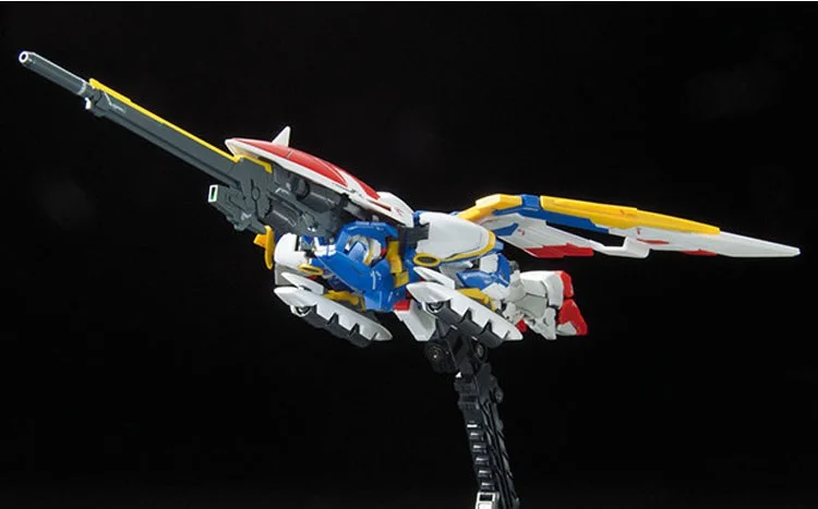 Японская Bandai Gundam Модель RG 1/144 крыло ZERO GUNDAM EW Justice Freedom 00 Armor Unchained мобильный костюм