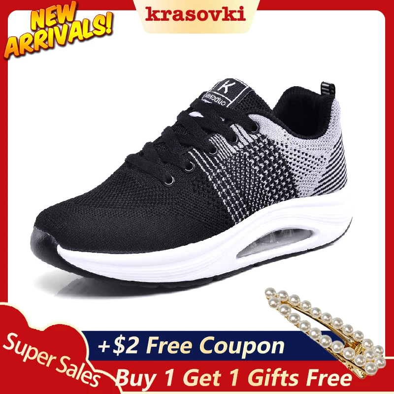 

Krasovki Sneakers Women Casual Shoes Breathable Comfortable For Women Walking Female Fashion Shoes