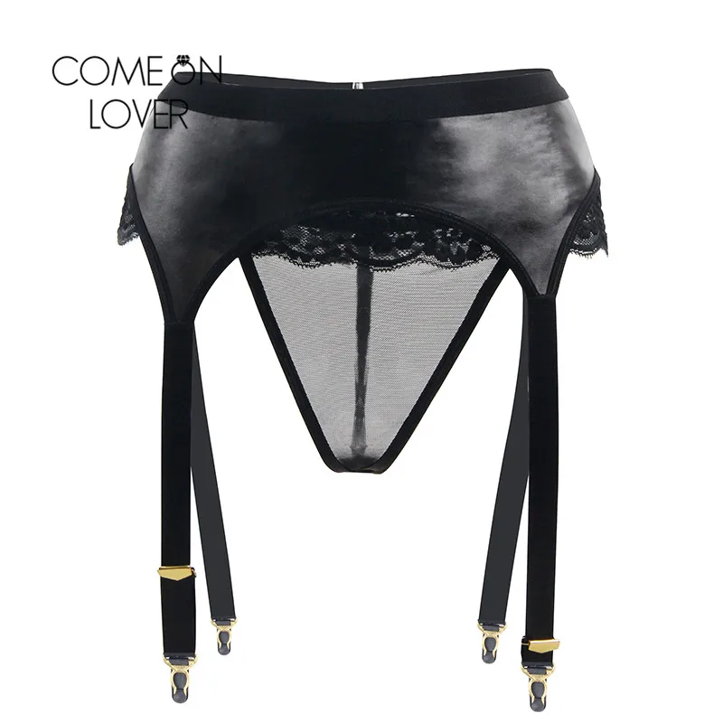 Comeonlover Harness Leather Garter Belt Set Plus Size Suspenders Women Sexy Lace Porte Jarretelle Sexy Garters For Women PI5151 Comeonlover Harness Leather Garter Belt Set Plus Size Suspenders Women Sexy Lace Porte Jarretelle Sexy Garters For Women PI5151