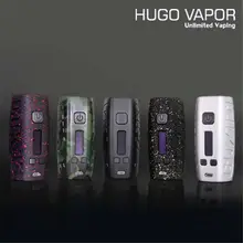 

Original Hugo Vapor Boxin DNA75 75W Box Mod Kit E-cig Powered By Dual 18650 Batteries Electronic Cigarette Vape Vaporizer TC