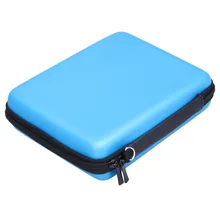 Duro EVA Caja de Almacenamiento Zip Titular de Protección Bolsa Para la Consola Nintendo 2DS Color Asa de transporte de Espacio De Almacenamiento Para Tarjetas de Auriculares