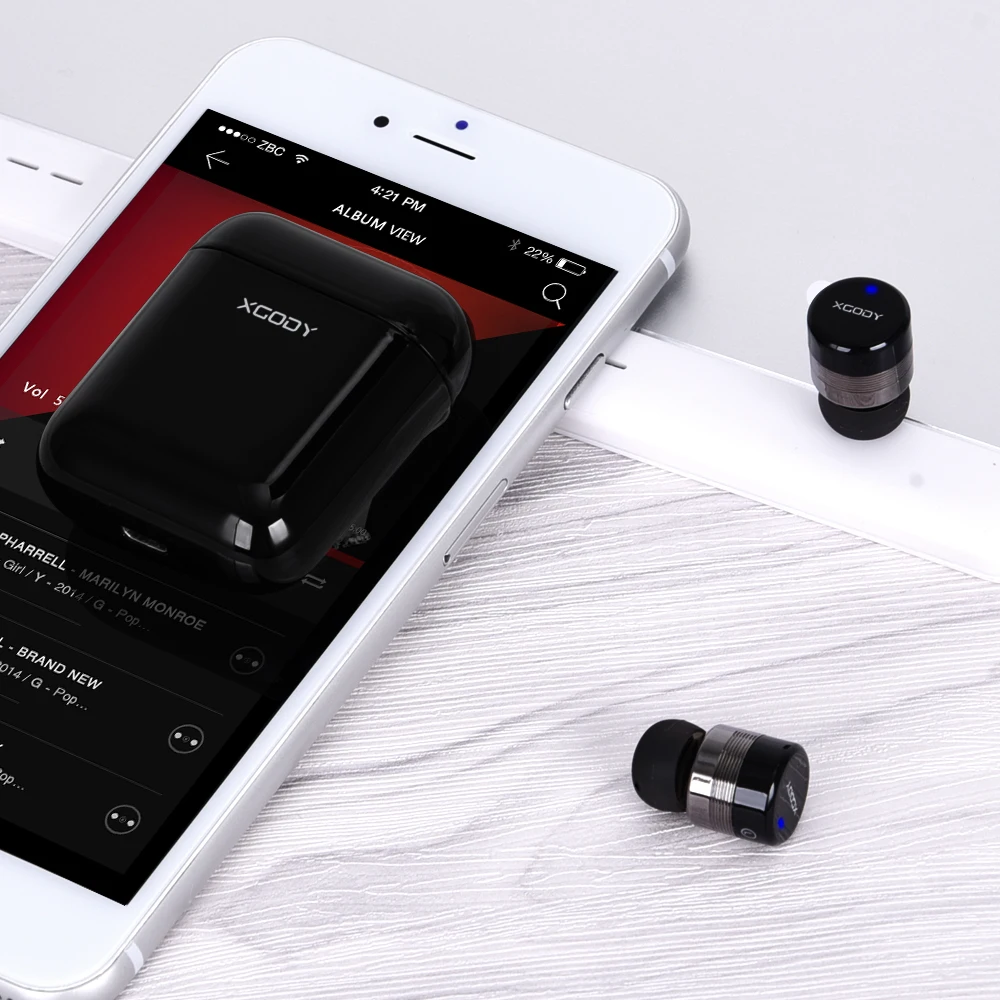 XGODY T2 TWS с сенсорным управлением Bluetooth наушники 5 0 шумоподавлением стерео