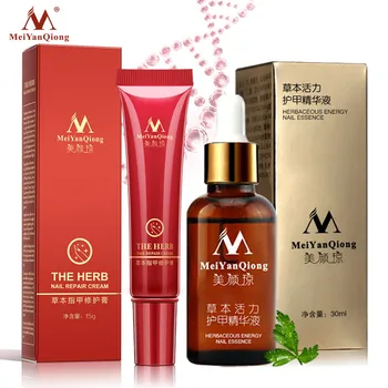 

Herb Nail Repair Cream +Herbal Nail Fungus Treatment Essential oil Foot Protector Skin Nail Care Tools