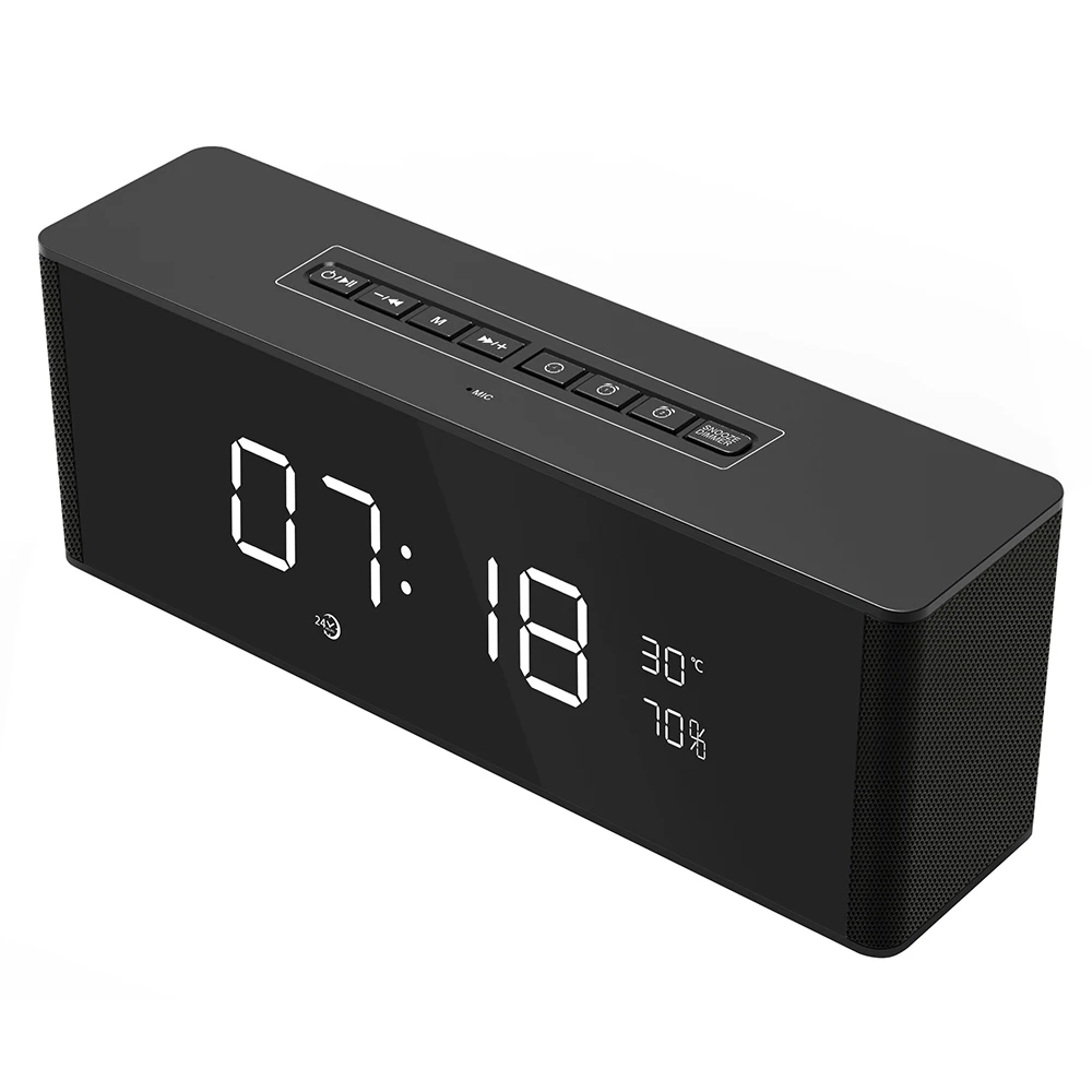 

Bluetooth Speaker Wireless Stereo Loudspeaker with LCD display 8 Hours Playing Time Multifunction Speaker for Smart phone PC