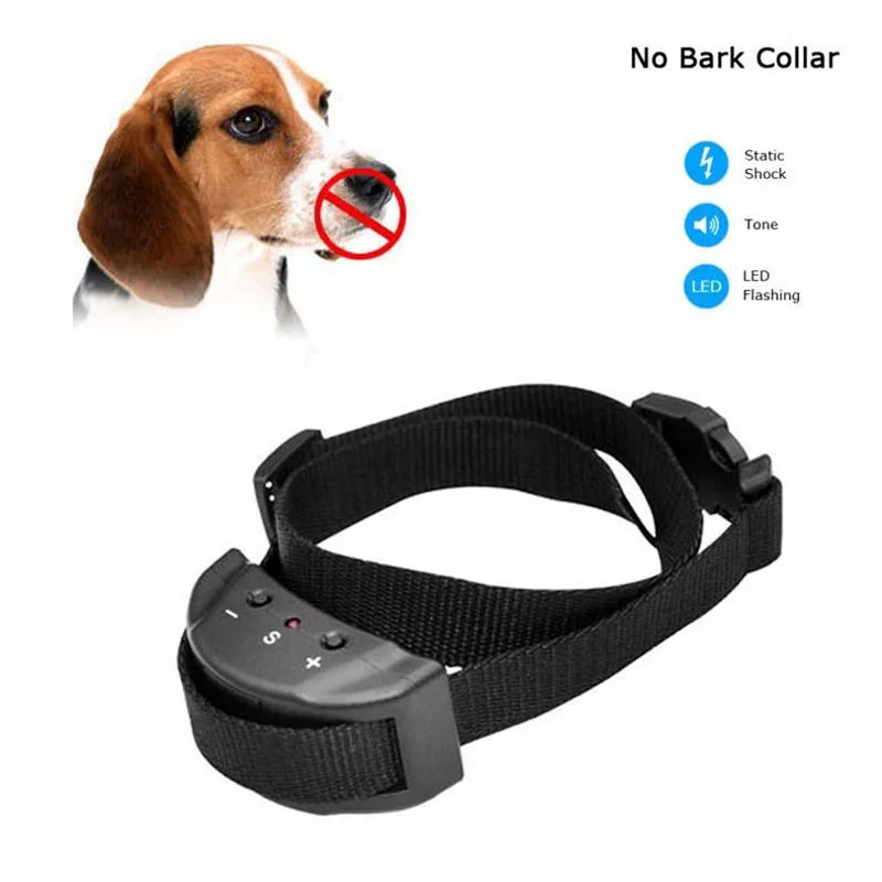 Anti Bark No Barking Remote Electric Shock Vibration Remote Pet Dog Training Collar No Bark