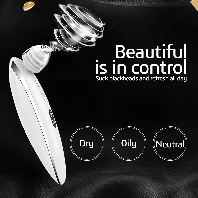 Remoção de Cravo Dispositivo de Cuidados com a Pele Poros Profundos Cleaner Espinha Manchas Pretas Remoção Vácuo Sucção Facial Diamante Beleza Ferramenta 18 Utensílios de cuidado facial