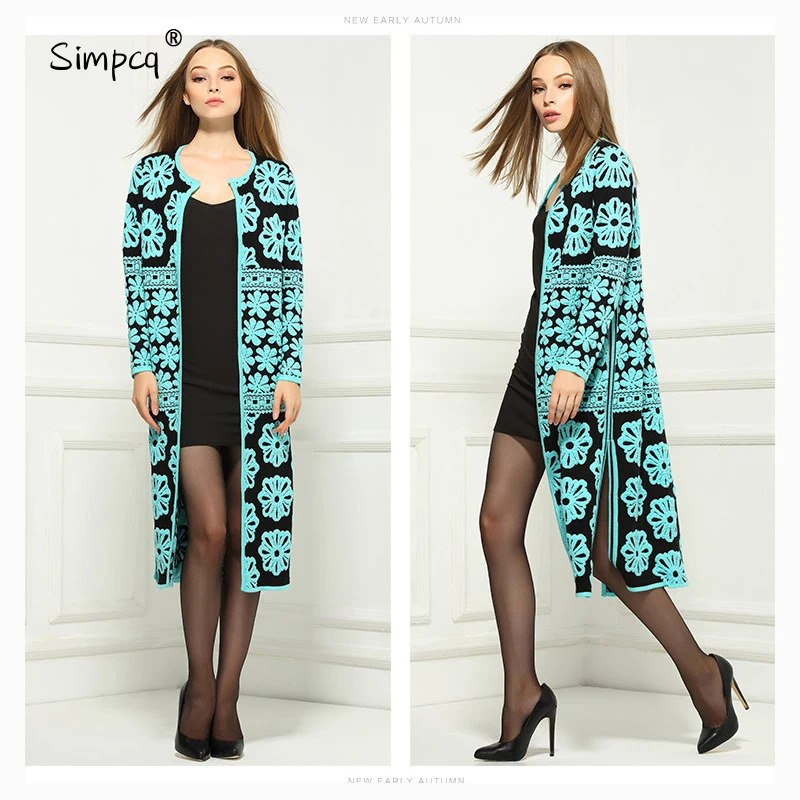winter Europe brand knitted cardigan jacket embroidered sweater new European female explosion wholesale Station A034 winter Europe brand knitted cardigan jacket embroidered sweater new European female explosion wholesale Station A034