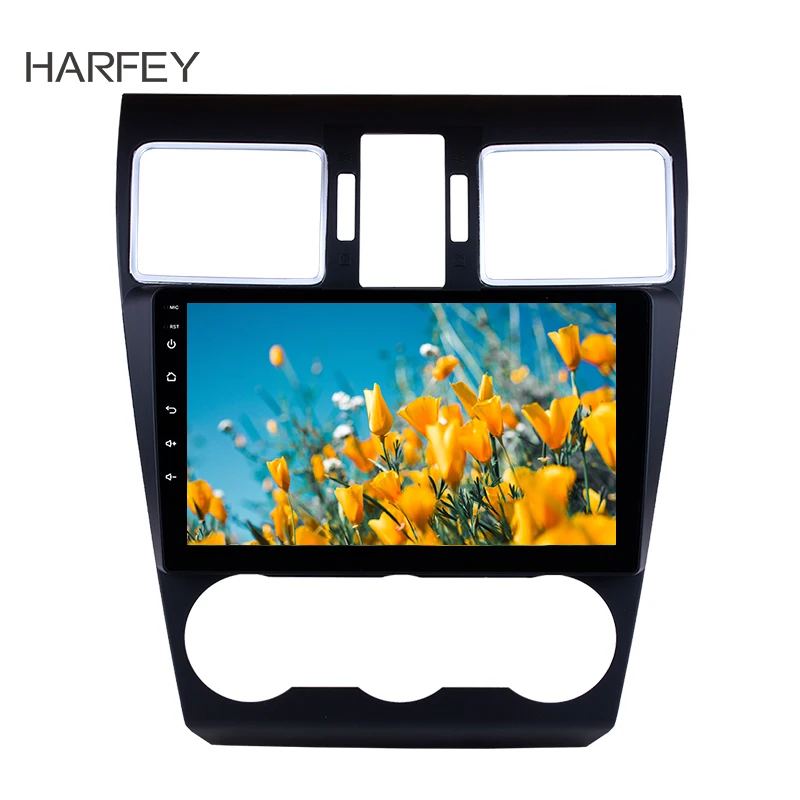 

Harfey double din 9" 8 core Android 9.0 Car Radio Stereo Audio Multimedia Player GPS Head Unit for Subaru WRX forester2014-2016