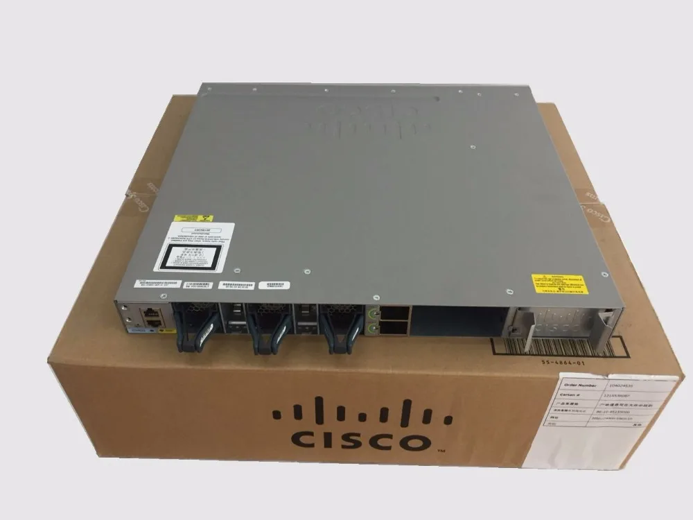 WS-C3850-48P-L катализатор C3850 48 порт Gigabit Ethernet PoE ядро LAN коммутатор