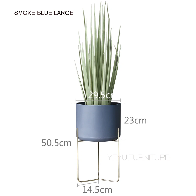 Popular Modern design Loft Metal decoration Flower Plant pot Shelf Rack, floor Stand Side flower plants rack storage shelves 1PC