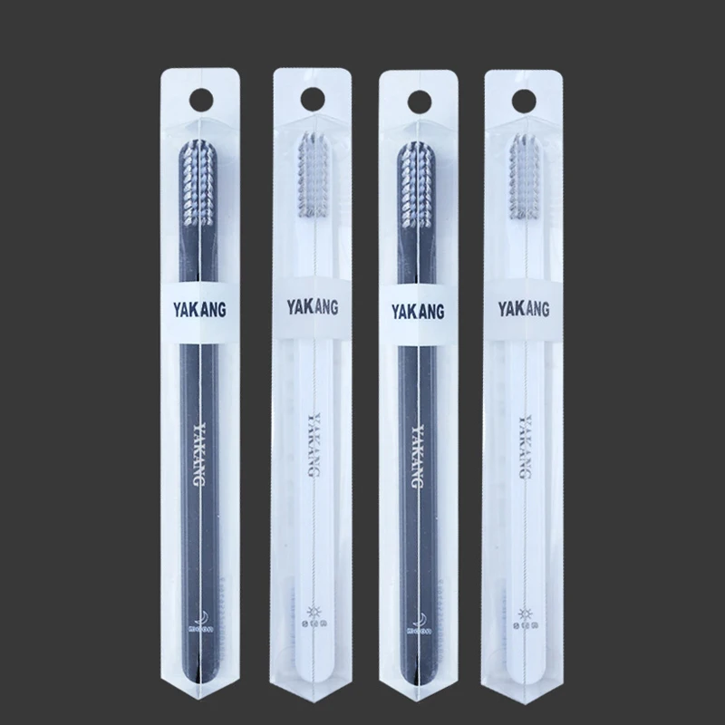 

FocusMe Bamboo Toothbrush Charcoal Tooth Brush Black White Soft Spiral Bristles Adult Toothbrush Oral Hygiene Care Eco Friendly
