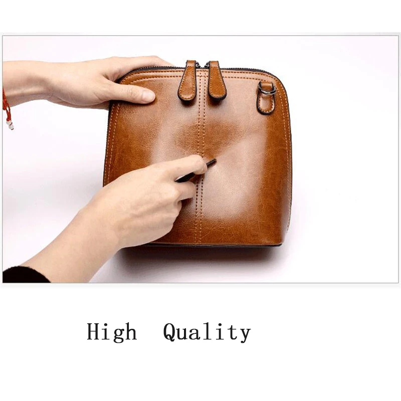 Women Mini Genuine Leather Bags Fasgion Summer Shoulder Bag Woman Messenger Shell Bag Crossbody Purse Clutch Bags High Quality