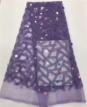 

Amazing wedding/party French net lace fabric elegant mesh apparel cloth for sewing PDN355(5yards/lot)