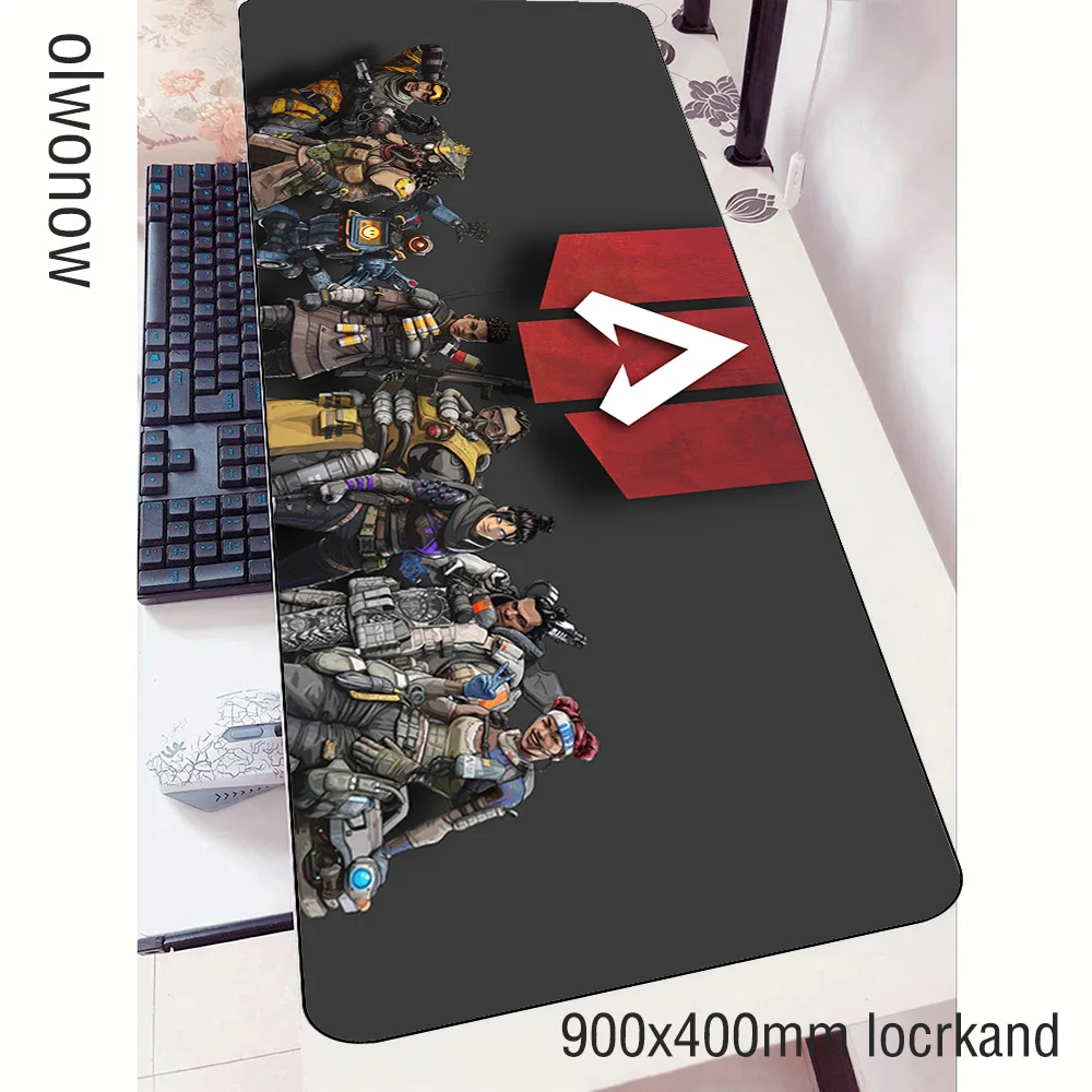 Apex коврик для мыши геймер милый 90x40 см notbook игровой большой ПК стол коврики