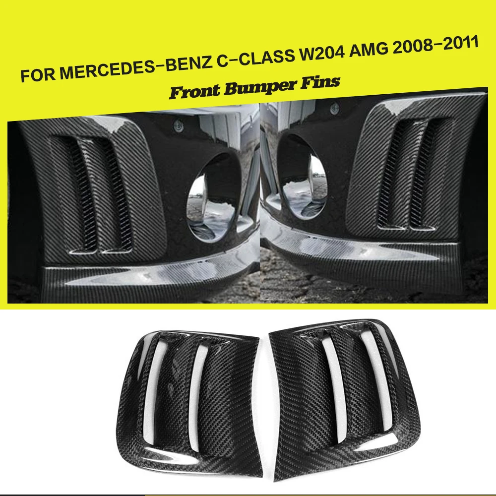 Car Styling Carbon Fiber Front Bumper Side Air Fenders Vents Panels