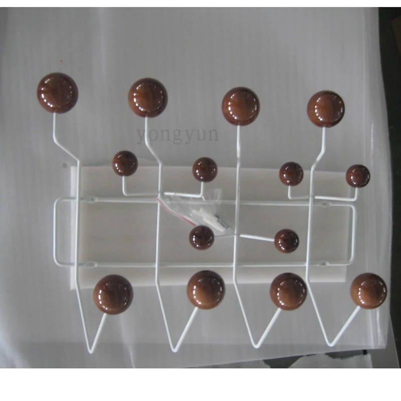 Белая рамка+ цвет грецкого ореха шариковая полка цвет Edisson домашняя как типичная Мода конфеты повесить его все вешалка крючок вешалки пальто