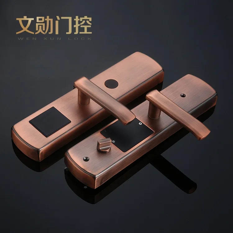 

Free shipping The new IC card security locks Hotel apartment card locked plating intellisense wholesale