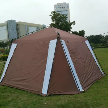 

5-8 Person Use Outdoor Folding Tent Quick Automatic Opening Pergola Double Layer Camping Tent Increased Waterproof Sun Shelter