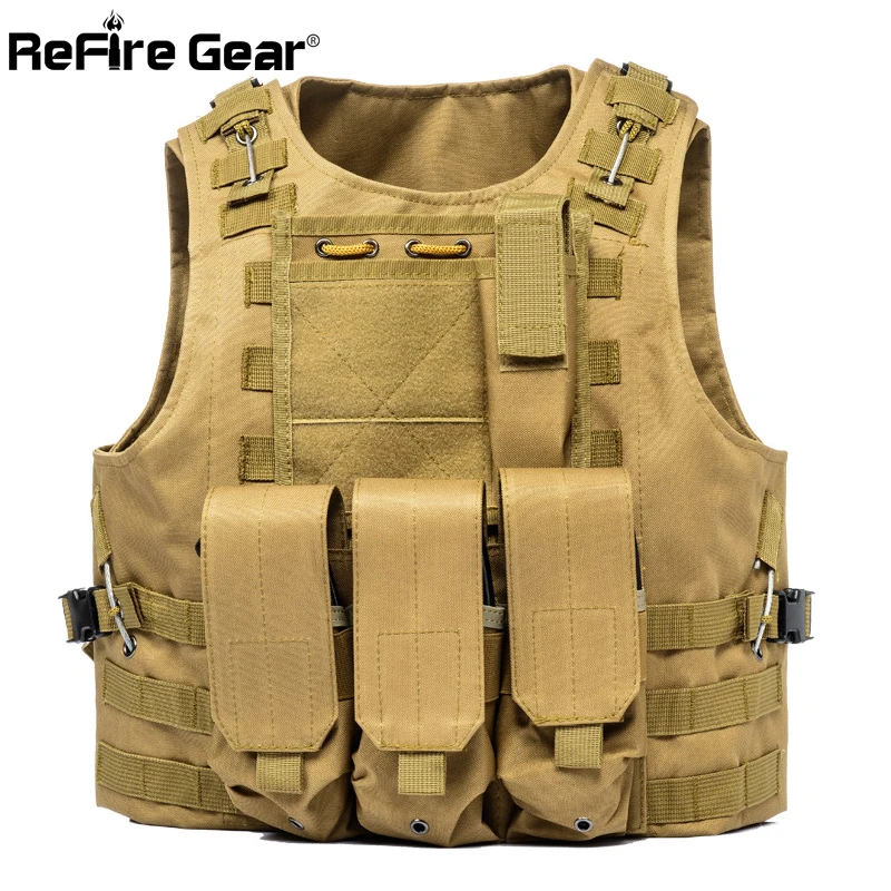 ReFire Gear Molle армейская тактическая жилетка \'s солдат одежда для мальчиков в стиле