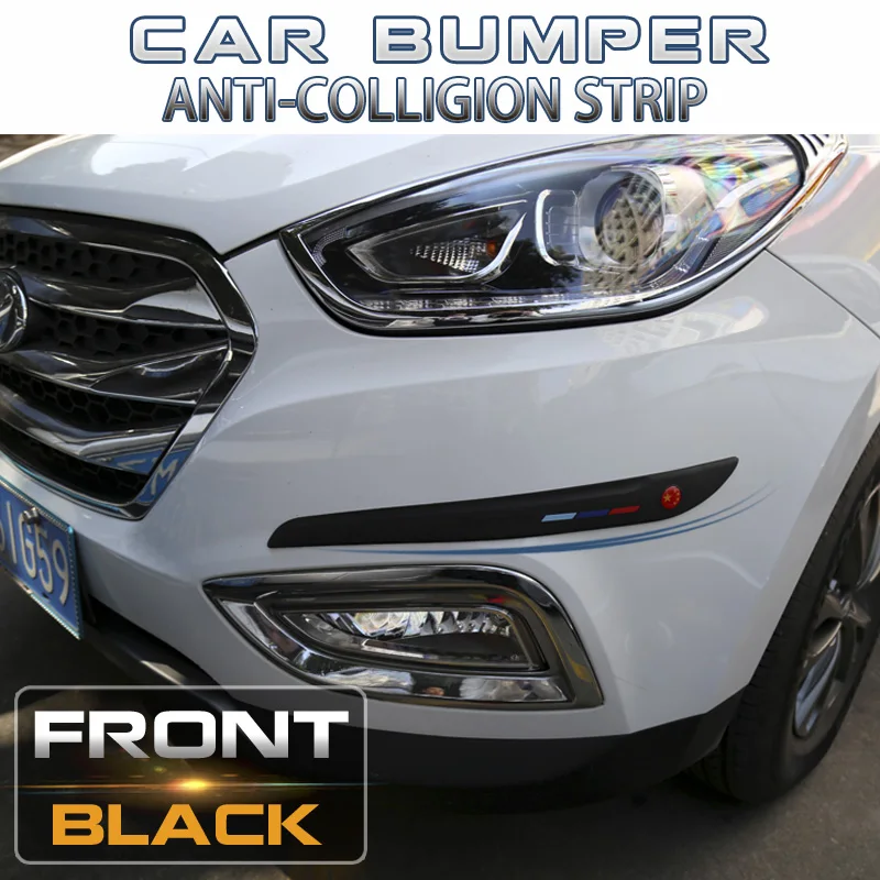 Car front rear Bumper anti-collision strips Custom logo for Kia Rio K2 Sportage Ceed Soul Sorento Optima Forte Cerato Carens |