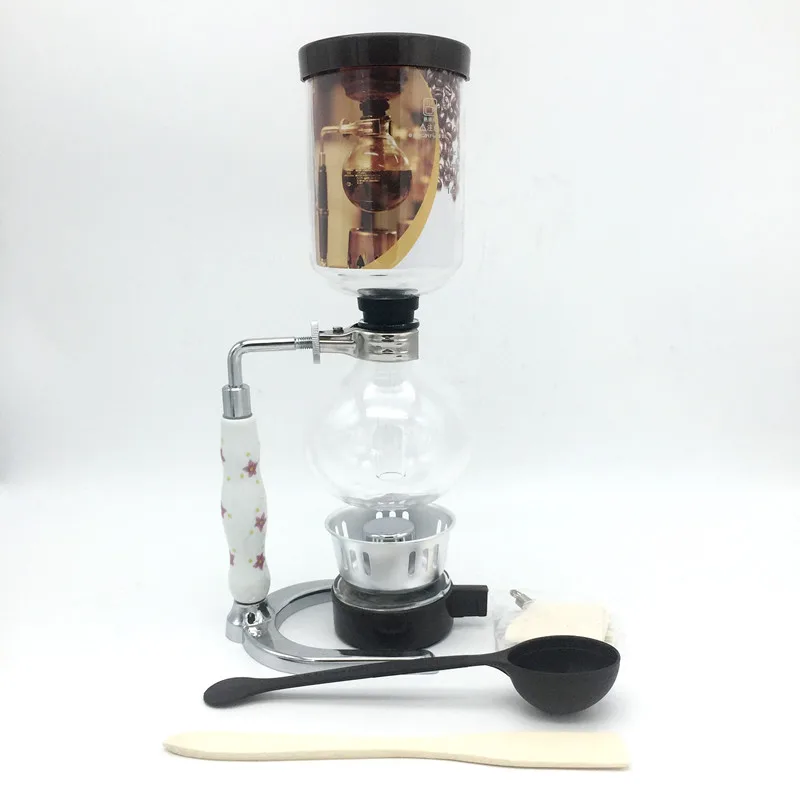  3 cups The new fashion siphon coffee maker / high quality glass syphon strainer coffee pot Siphon pot filter coffee tool BT2-3 