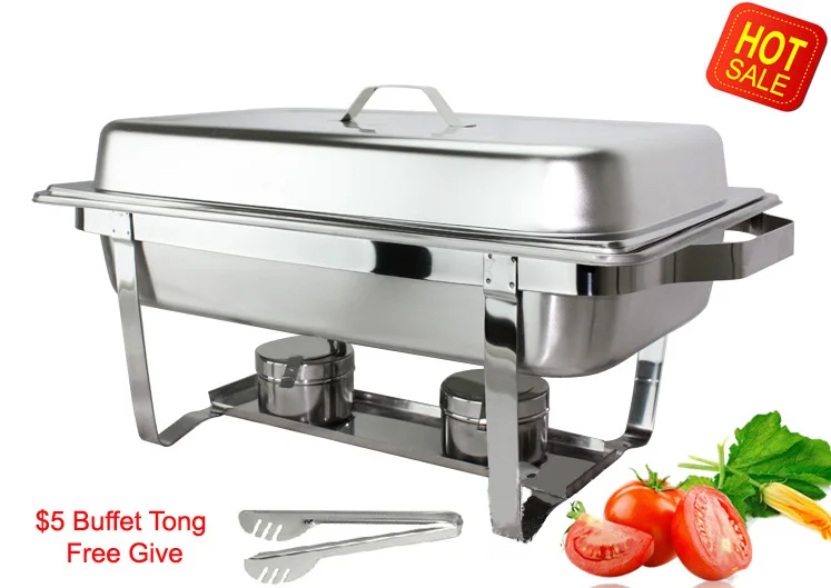 Wholesale Hight Quality Stainless Steel Foldable Buffet Dishes Single