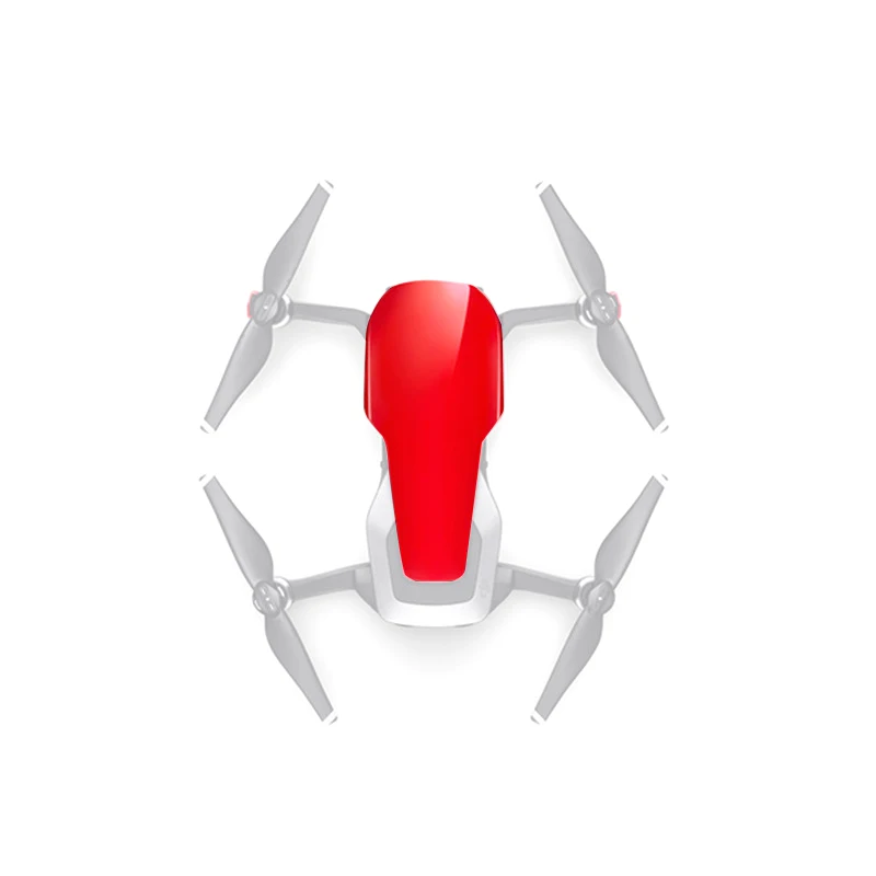Бренд 0 riginal корпус оболочки для DJI Mavic Air верхний верх оболочки крышка верхний ремонт запасных частей красный белый черный Замена - Цвет: red