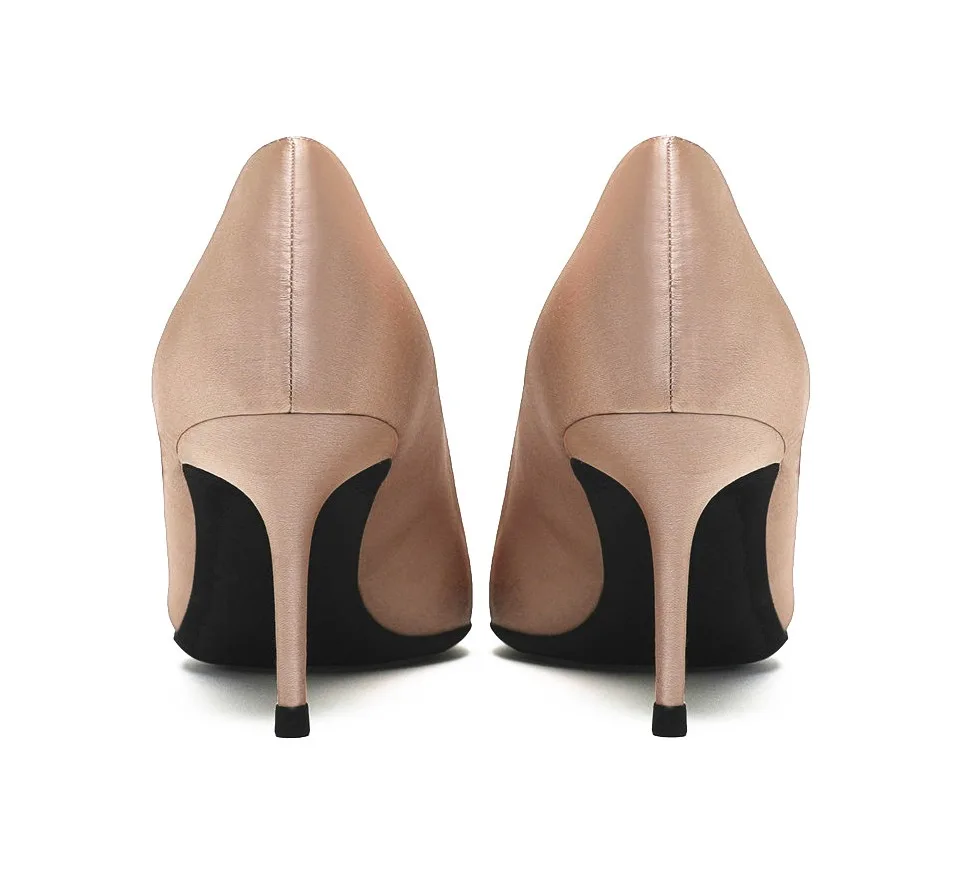 KATELVADI/женские туфли-лодочки женские туфли на шпильке 6,5 см; chaussure femme Talon; черные свадебные туфли на высоком каблуке K-327