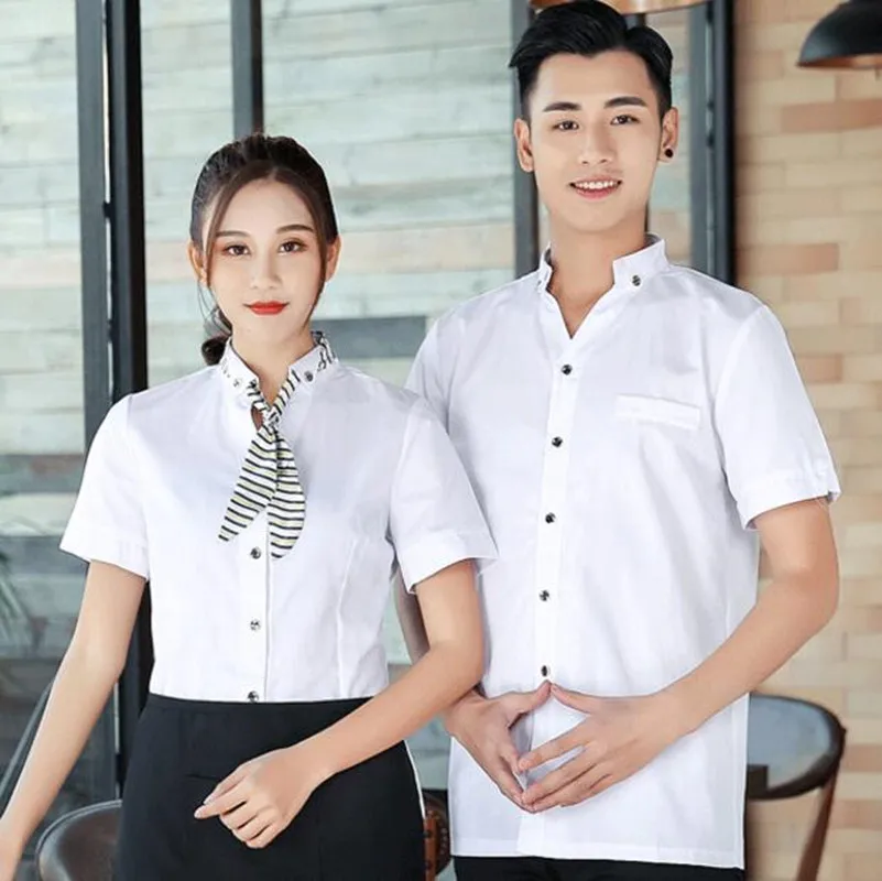 Hotel Overalls Summer Waiter Uniform 