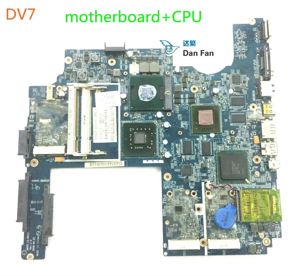 Материнская плата для ноутбука HP Pavilion DV7 480365 001 материнская JAK00 100% тестирование