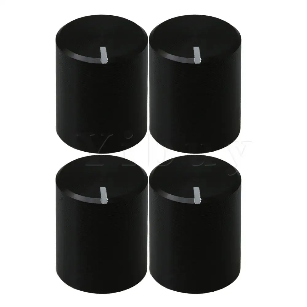 

Yibuy 4Pcs Aluminum Alloy Control Potentiometer Knob Precision Bass Caps
