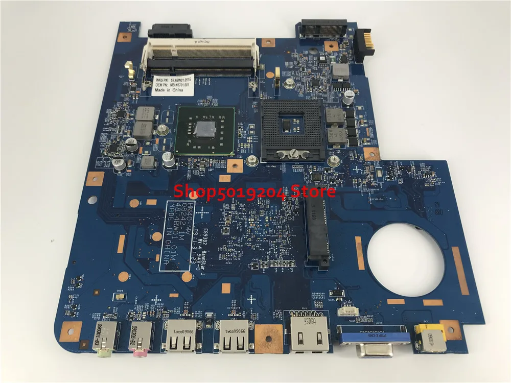 Материнская плата для ноутбука Acer 4732Z D725 D525 NB. N5701.001 55.4BW01.051G HM40 MV 08242 1M