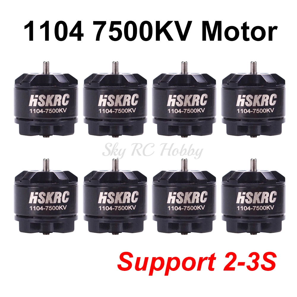 

1104 7500kv 2-3s Mini Brushless Motor Engine Support 2030 Propeller For ELF 88mm Q90 100mm Mini FPV Racer Racing Drone