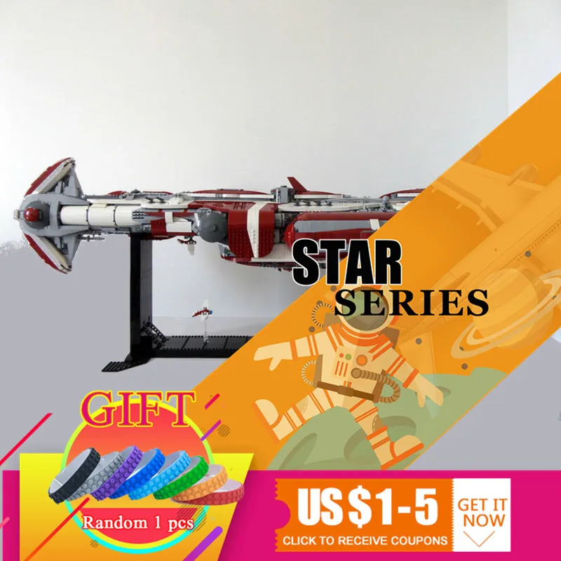

05079 7956pcs Star Plan War Series The MOC Zenith Old Republic Escort Cruiser Set Building Blocks Bricks Kids Toys Gift Lepin