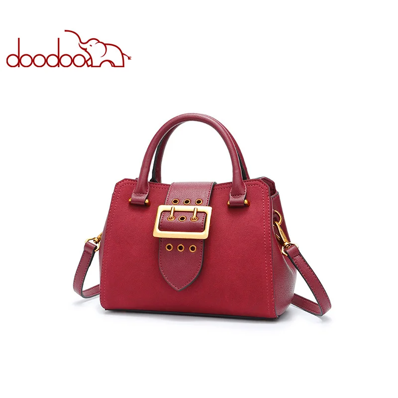 DOODOO Brand Women Handbags Female Shoulder Crossbody Bags Ladies Artificial Leather Top-handle Bag 2018 Small 3 Colors Tote Bag charmiyi 2018 woven women small beach bags designer ladies shoulder bag vintage female crossbody top handle bag casual tote
